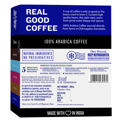Sleepy Owl Coffee Cold Brew Packs / Assorted