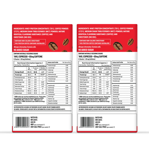 Sleepy Owl Coffee Classic Protein Cold Coffee Powder Pack of 2