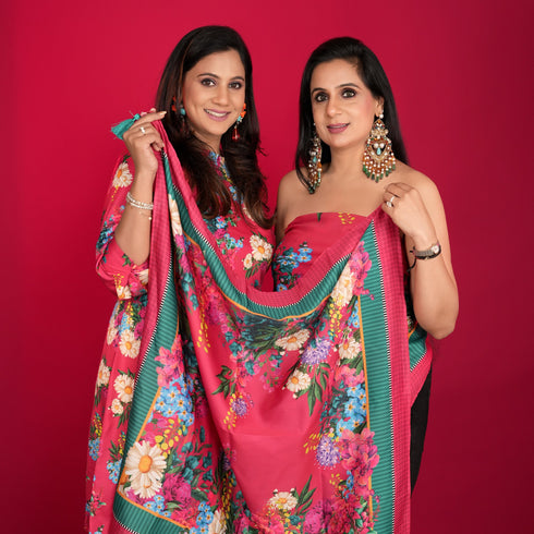 Parul Garg Beauty Fleur Garden Scarf