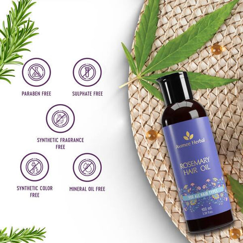 Avimee Herbal Rosemary Hair Oil For Hair Growth