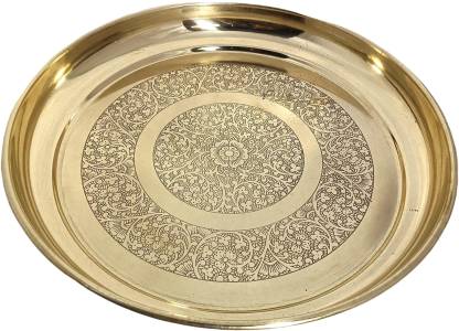 Brass Thali Embose Design 0.55kg