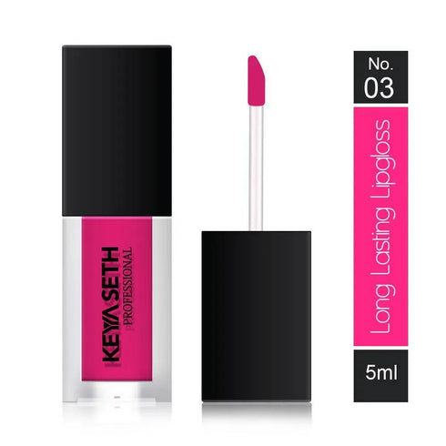 Keya Seth Aromatherapy Bright Fuchsia Shade Long Lasting Lipgloss - 03