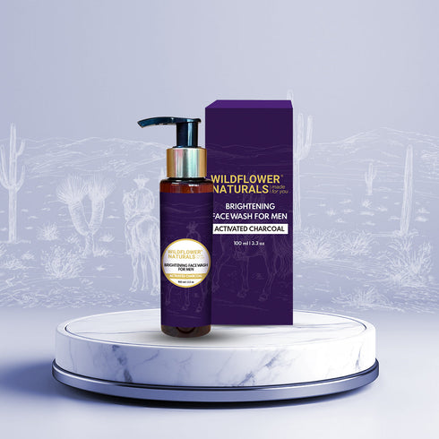 Wildflower Naturals Brightening Face Wash for Men