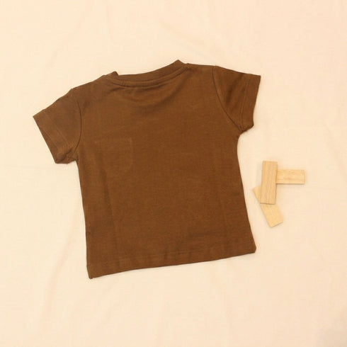 Bachpan kids wear New born casual wear- Brown and Cream