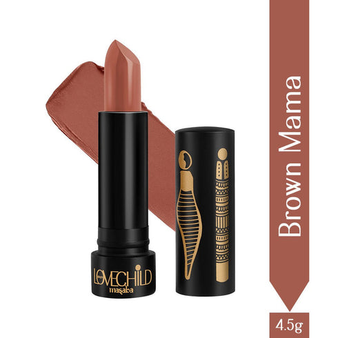 LoveChild Brown Mama | Bare Browns Ultra Matte Lipstick Pinkish Brown