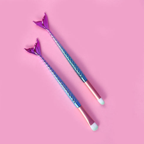 Whimsy Beauty Mermaid Makeup Brushes - Set of 2
