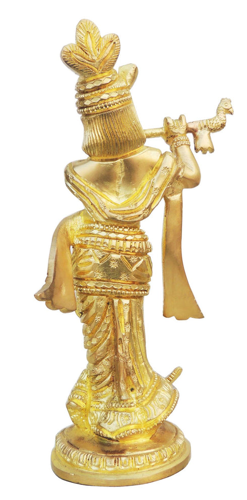 Brass Krishna Super Fine Statue 1.1kg