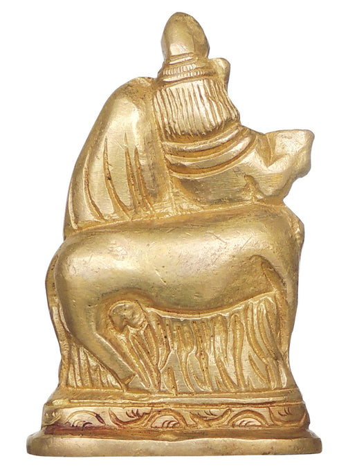 Brass Radha Krishna Cow 0.16kg