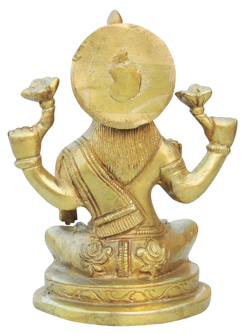 Brass Laxmi Ji Goddess Idol Statue 1.4kg