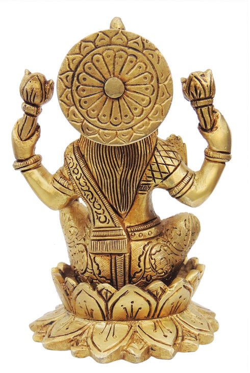 Brass Laxmi Ji Statue 1.34kg