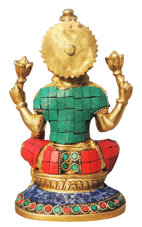 Brass Laxmi Ji Statue 1.5kg