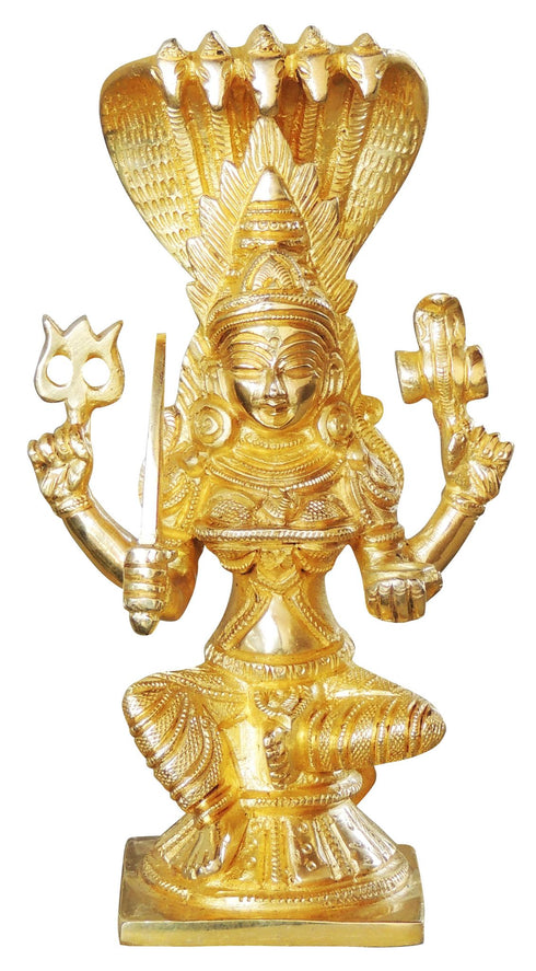 Brass Kalmari God Idol Statue 1.1kg