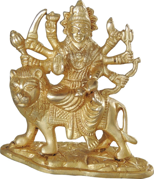 Brass Goddess Durga Superfine Idol 0.69kg
