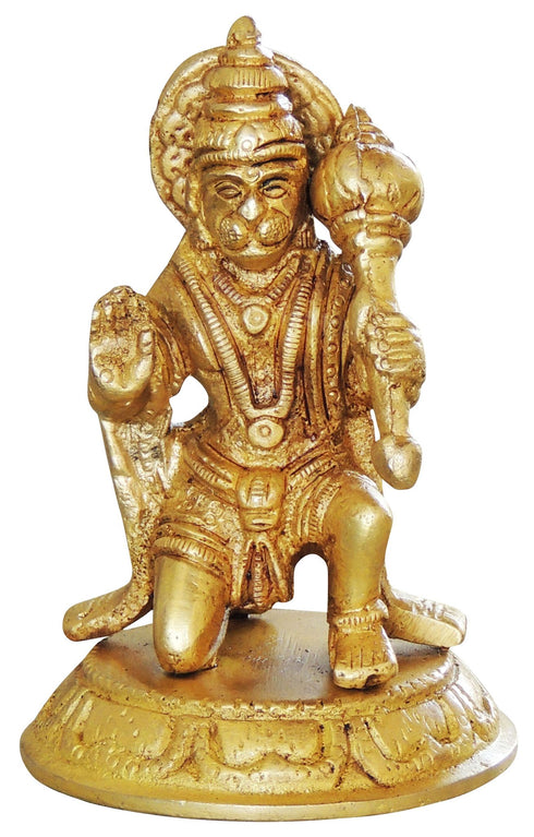Brass Hanuman Ji God Idol Statue 0.36kg