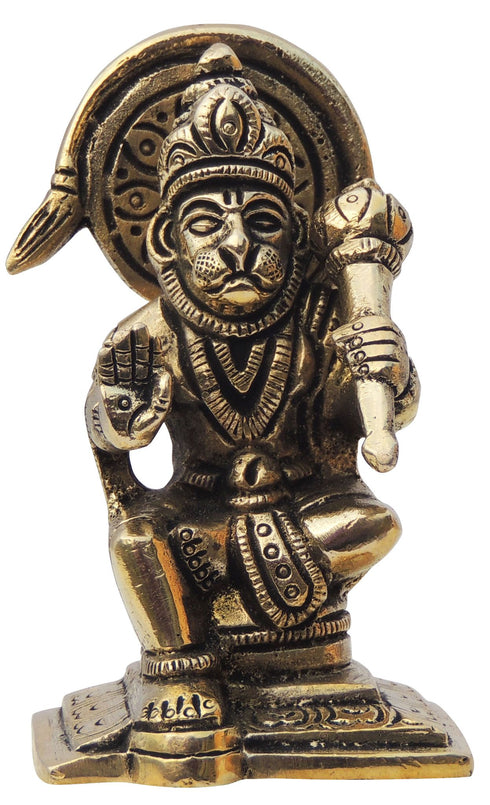Brass Hanuman Ji God Idol Statue 0.32kg