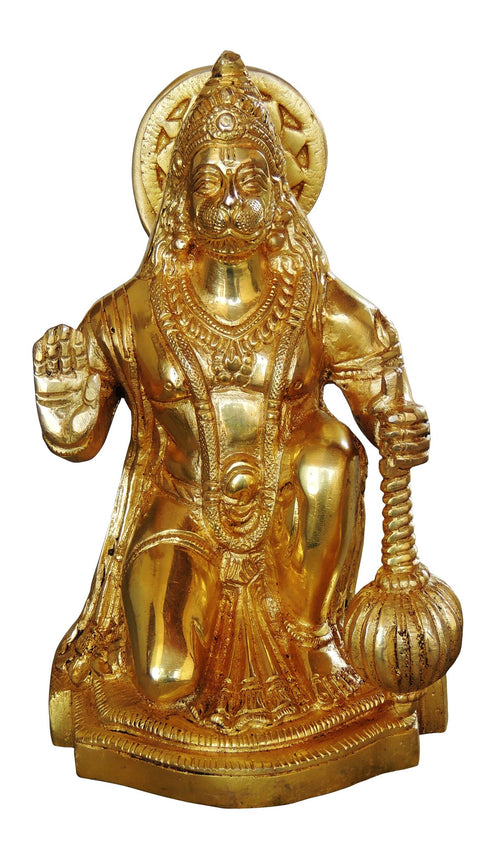 Brass Hanuman Ji God Idol Statue 1.765kg
