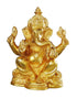 Brass Ganesh Ji God Idol Statue 4.093Kg