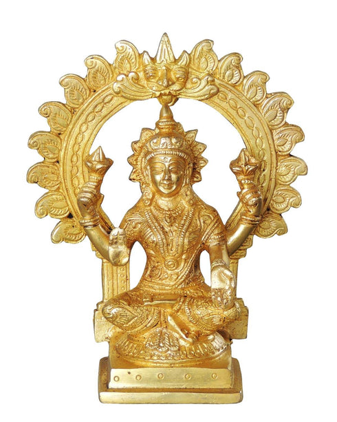 Brass Laxmi Ji Goddess Idol Statue 1.49kg