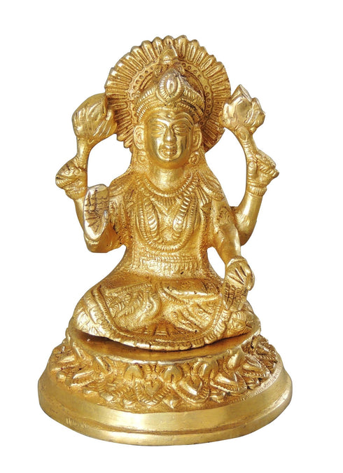 Brass Laxmi Ji Goddess Idol Statue 1.25kg
