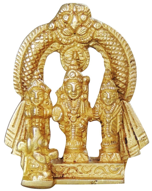 Brass Ram Darbar God Idol Statue 0.11kg