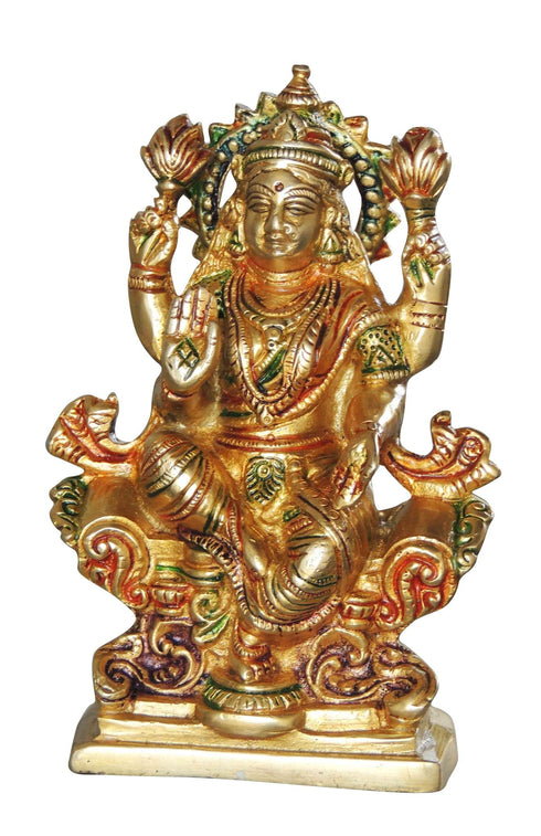 Brass Laxmi Ji Goddess Idol Statue 1.28kg