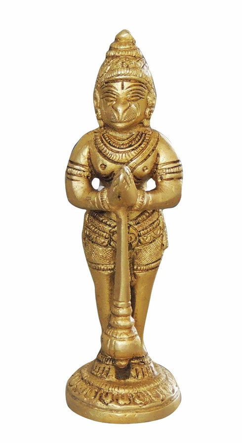 Brass Hanuman Ji God Idol Statue 0.375kg