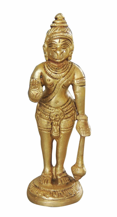 Brass Hanuman Ji God Idol Statue 0.385kg