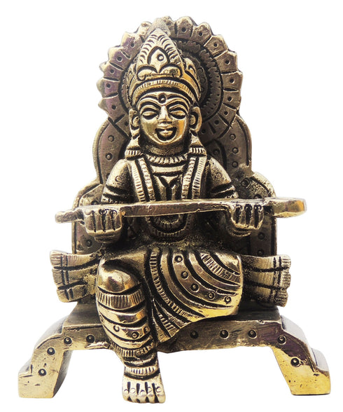 Brass Maa Annapurna Devi Statue 0.35kg