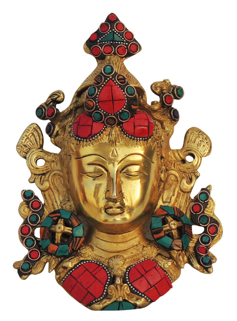 Brass Tara Mask Statue 0.52kg