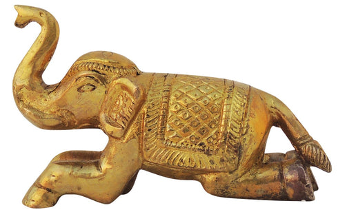 Brass Elephant Statue 0.24kg