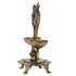 Brass Peacock Diya Oil Lamp 2 Wicks 0.7kg