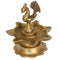 Brass Peacock Diya Oil Lamp 7 Wicks 0.21kg