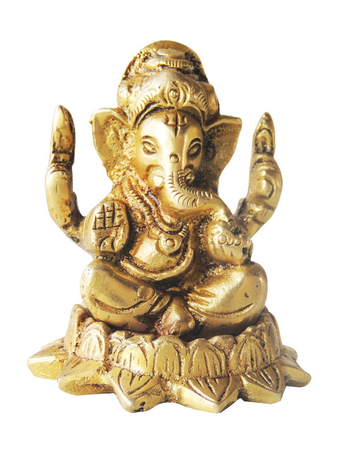 Brass Ganesh Ji Statue 0.2kg