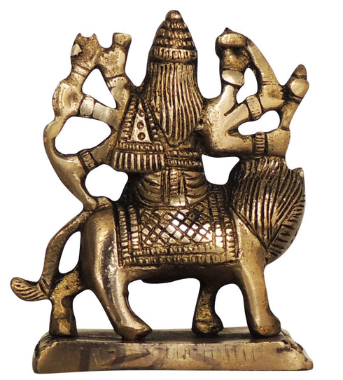 Brass Durga Ji Idol Statue 0.46kg