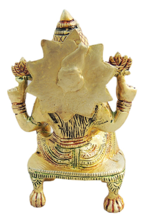 Brass Laxmi Goddess idol Statue 0.76kg