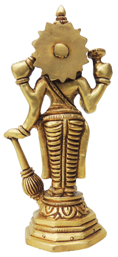 Brass Laxmi Ji God Idol Statue 0.5kg