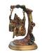 Brass Radha Krishna Statue With Tree 1.3kg