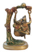 Brass Radha Krishna Statue With Tree 1.3kg