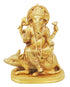 Brass Ganesh Statue Sitting On Rat 1.86kg