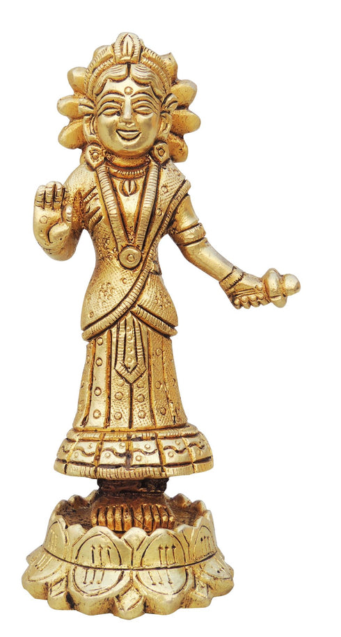 Brass Radha Ji Statue 0.44kg