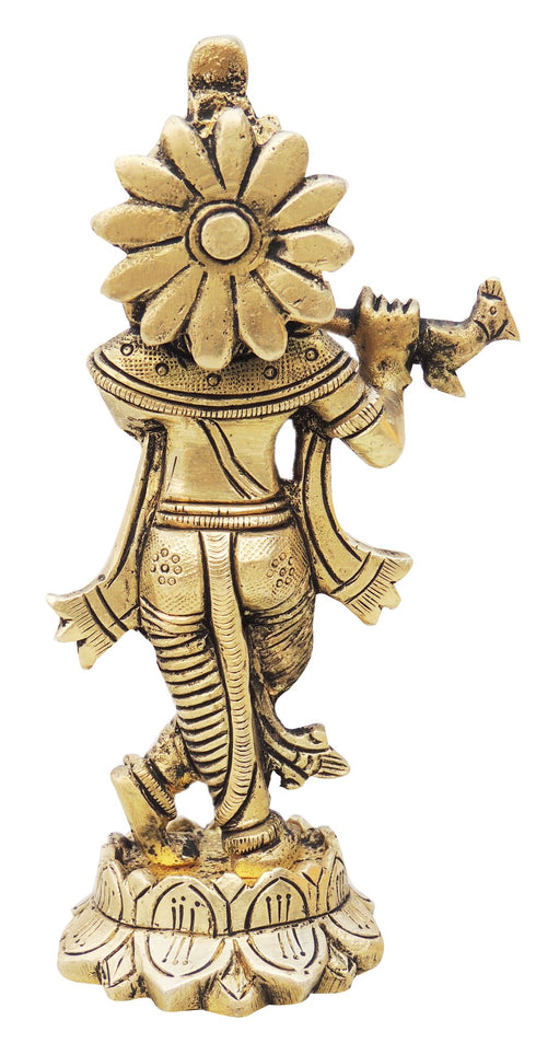 Brass Krishna Statue 0.48kg