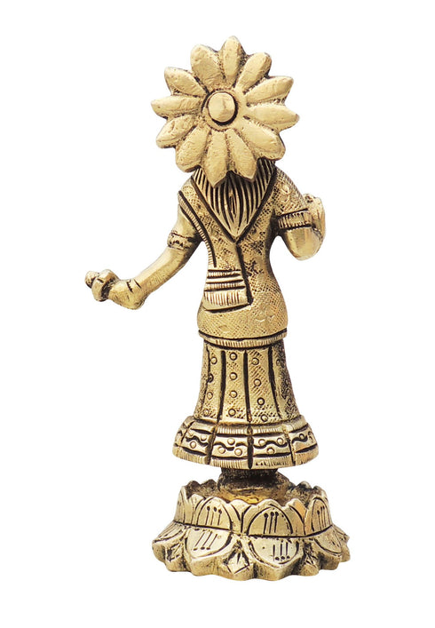 Brass Radha Statue 0.44kg