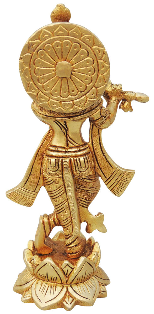 Brass Krishna Ji Statue 0.86kg