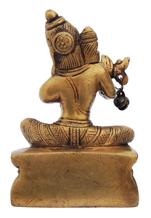 Brass Krishna Statue 0.44kg