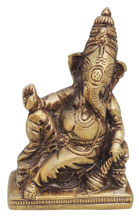 Brass Ganesh Ji Statue 0.32kg