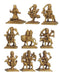 Brass Nau Durga Statue 1.96kg