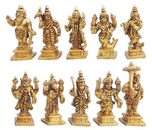 Brass Das Avatar Statue 0.74kg