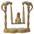 Brass Laddu Gopal Jhula Statue 1.4kg