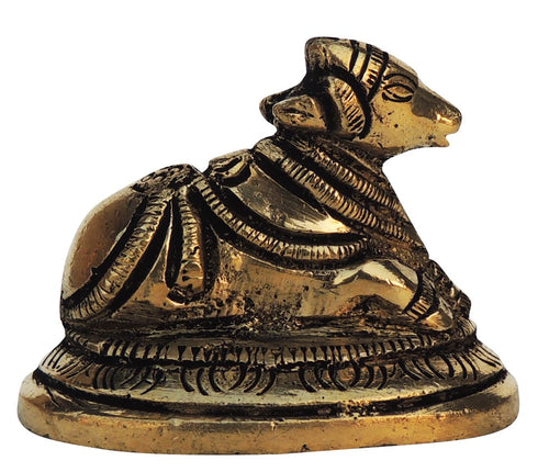 Brass Nandi Small Statue 0.15kg
