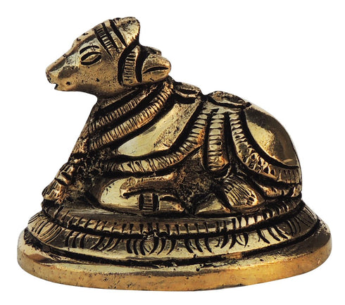 Brass Nandi Small Statue 0.15kg